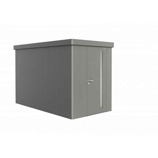 Zahradní domek NEO 4A, šedý křemen, jednokřídlé dveře BH87014