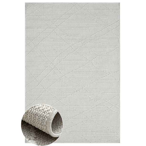 Kusový koberec Velvet Dream cream – na ven i na doma, 80x150, bílá, chodba / předsíň, My Flair