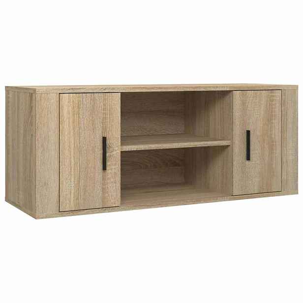 vidaXL TV skříňka dub sonoma 100 x 35 x 40 cm kompozitní dřevo