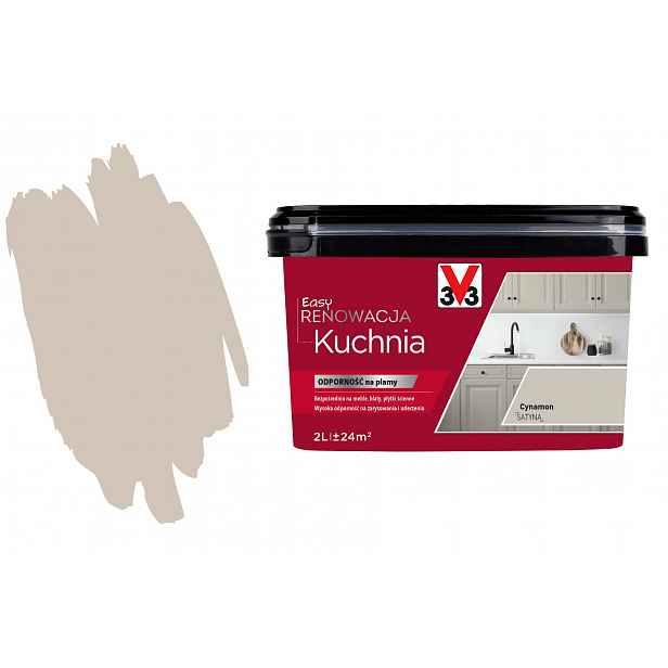 3V3 Easy Renovace Pvc Kafli Kuchyně Rychlá Obnova Boazerie Skořice 2000ML