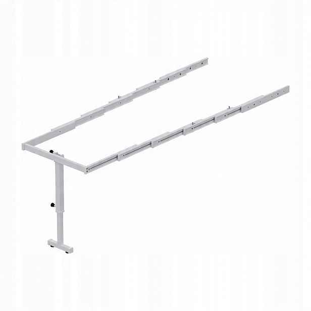 Rozkládací stolní systém s nohou 600 Bílý Starax S-2145-W