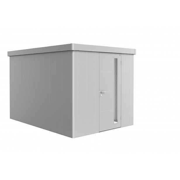 Zahradní domek NEO 4B, stříbrná, jednokřídlé dveře BH81044