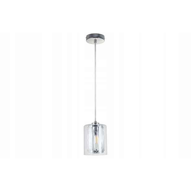 Závěsná lampa Tesh chrom dvojité stínidlo 1xE14 40W Reality
