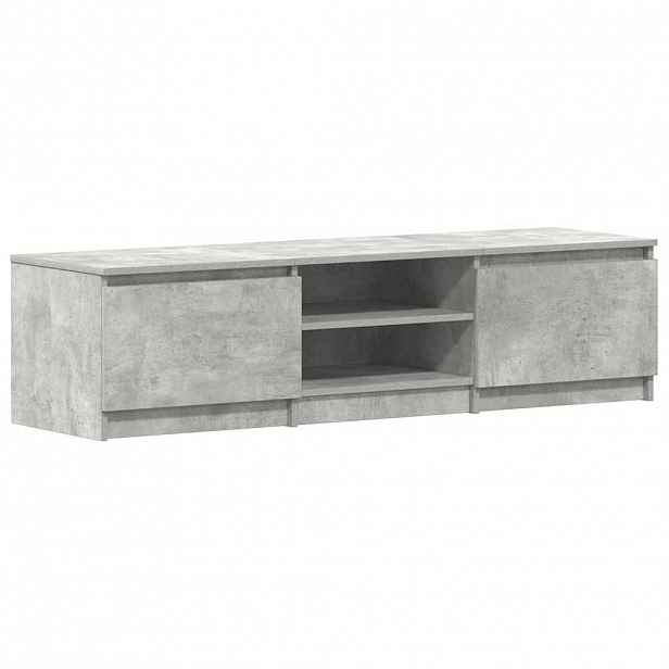 vidaXL TV stolek betonově šedý 140 x 40 x 35,5 cm kompozitní dřevo