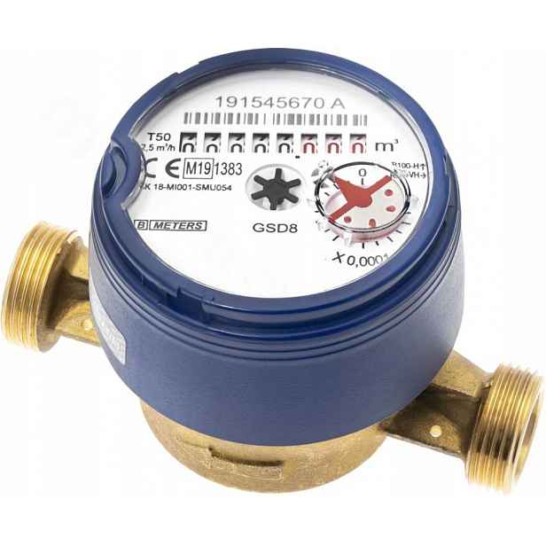 Vodoměr Bmeters Studená voda GSD8-I DN20 3/4' 4,0 m3/h Plomba 2026
