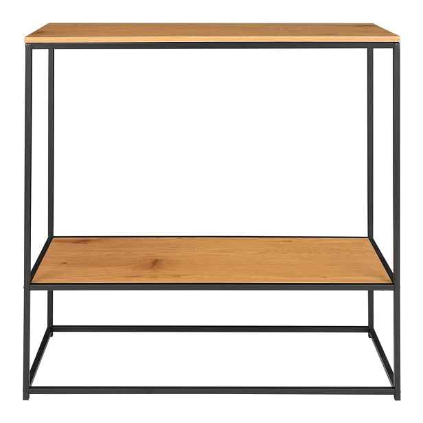 Konzolový stolek s deskou v dubovém dekoru v přírodní barvě 80x36 cm Vita – House Nordic