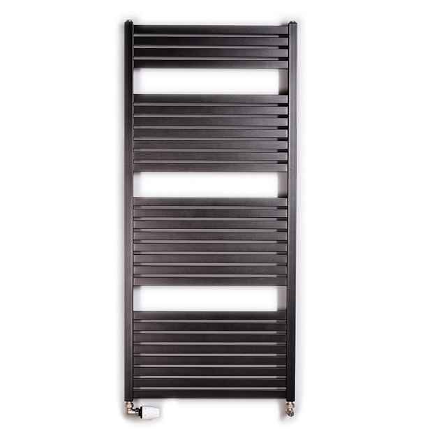 Radiátor trubkový Thermal Trend KH 600×1 690 mm černá RAL 9005