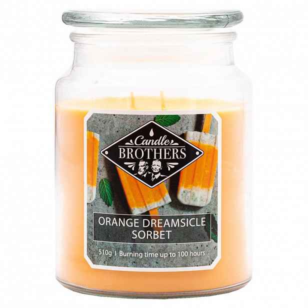 VONNÁ SVÍČKA Vícebarevná Orange Dreamsicle Sorbet ve skle 100 h