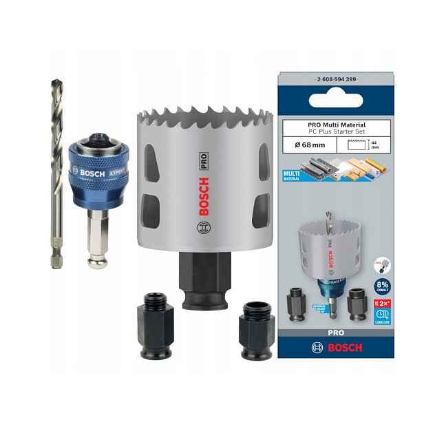 Pila Korunkový Vrták Pro Multi Material Pc Plus 68 MM Starter Kit