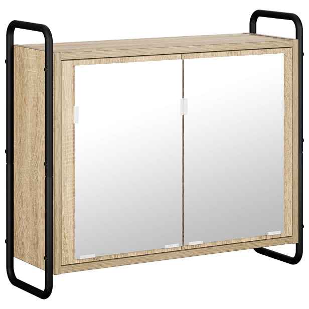 vidaXL Sada koupelnových skříněk 2 ks Dub sonoma 65,5 x 34 x 61 cm