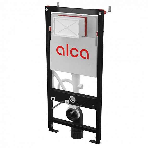 Alca - Předstěnová instalace pro závěsná WC s bidetovou funkcí, dávkovač tablet, výška 1,12 m AM120/1120