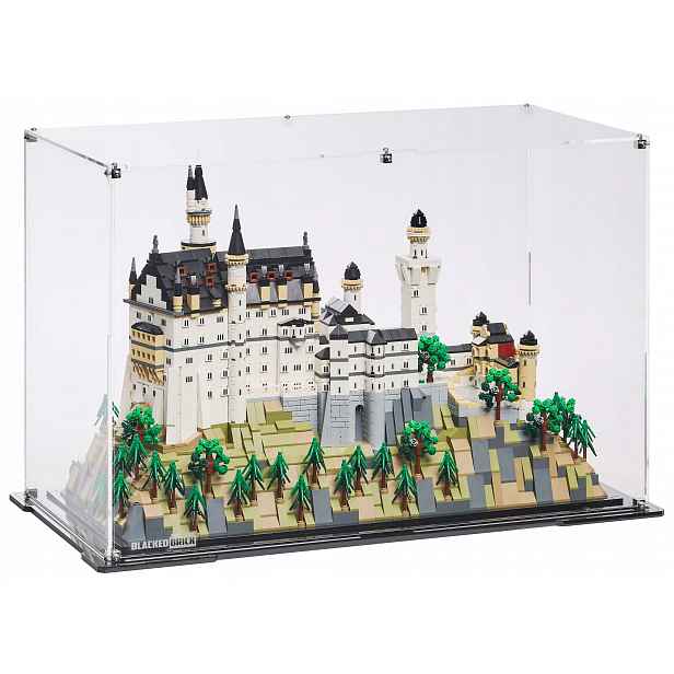 Vitrína Blacked Brick pro Lego 21063 Architecture Zámek Neuschwanstein