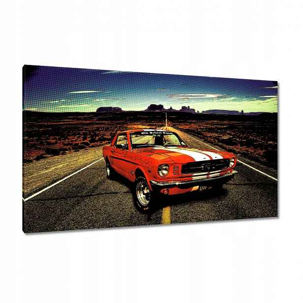 Obrazy 120x70 Červený Ford Mustang