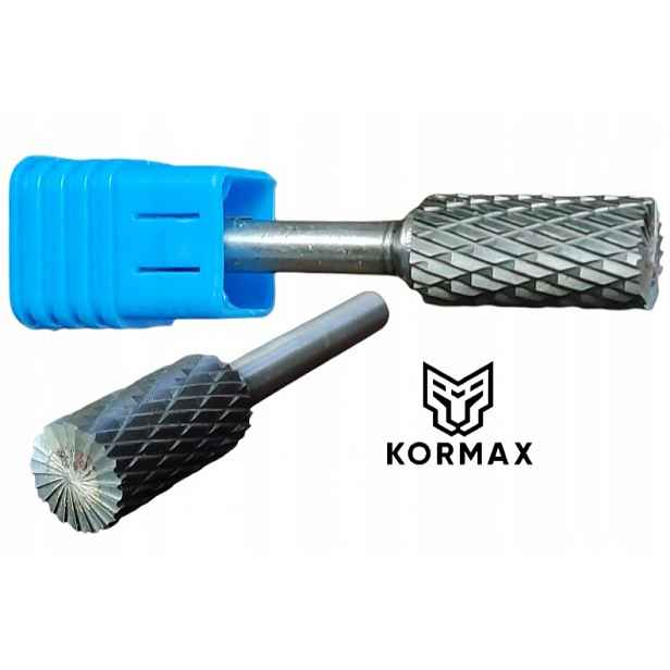Fréza pilník rychloupínací fi 12 mm 12x25x65x6 na kov s karbidem Kormax