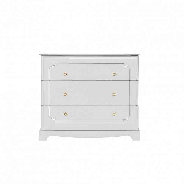 RAUMHIRSCH FURNITURE DĚTSKÁ KOMODA Royal – rustikální elegance a funkčnost, bílá