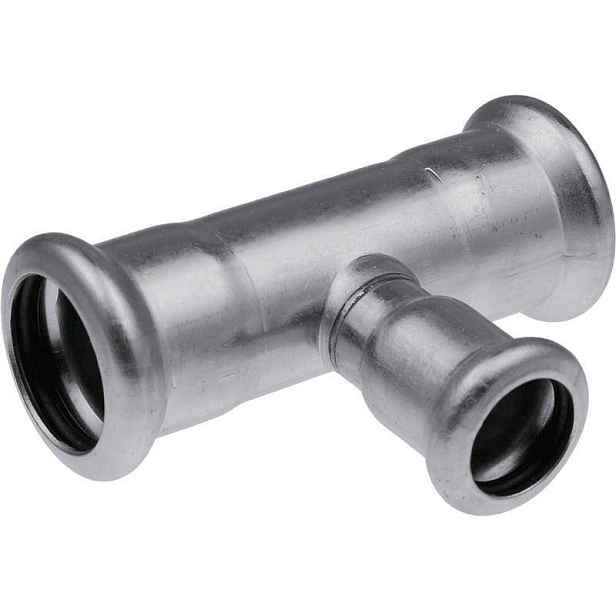 Trojník červený 88.9x54x88.9 press Inox
