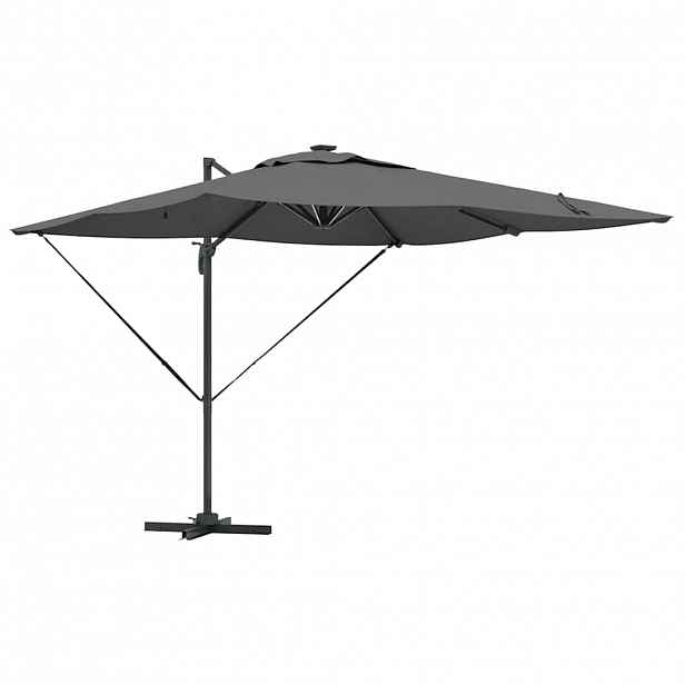 vidaXL Slunečník Antracit 286 x 284 x 270 cm Hliník a polyester