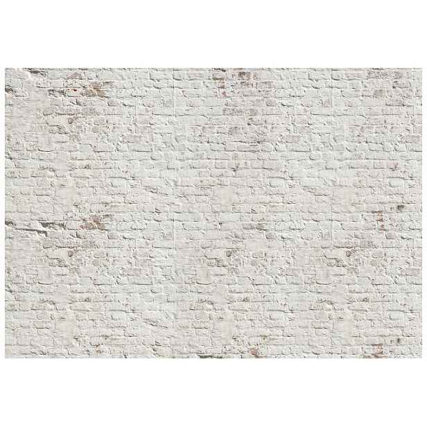 Vliesová fototapeta Bílá cihla Minimalismus Struktura 312x219 lepidlo