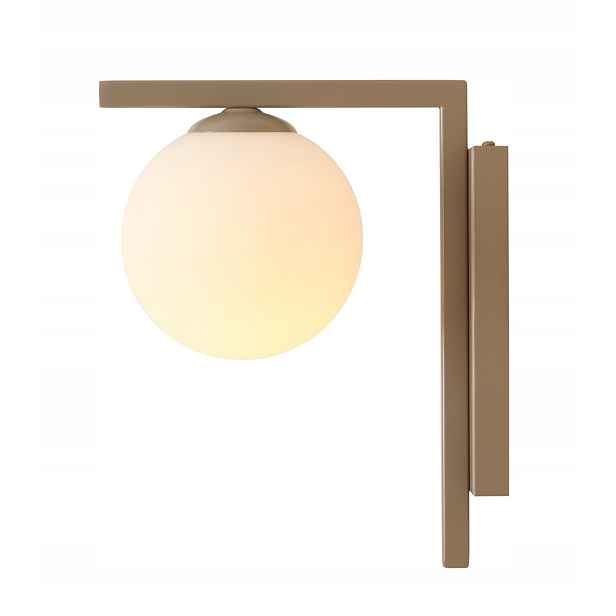 Nástěnná lampa Aldex Zac E14 15W Béžová Kovová Kulatý