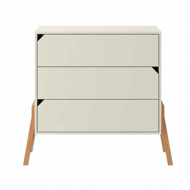 RAUMHIRSCH FURNITURE DĚTSKÁ KOMODA Lotta – rustikální elegance a funkčnost, béžová