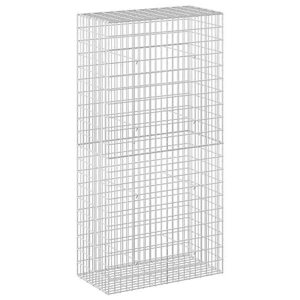 vidaXL Gabion s drátem 3,5 mm a síťkou 5x10 cm 100x50x200 cm