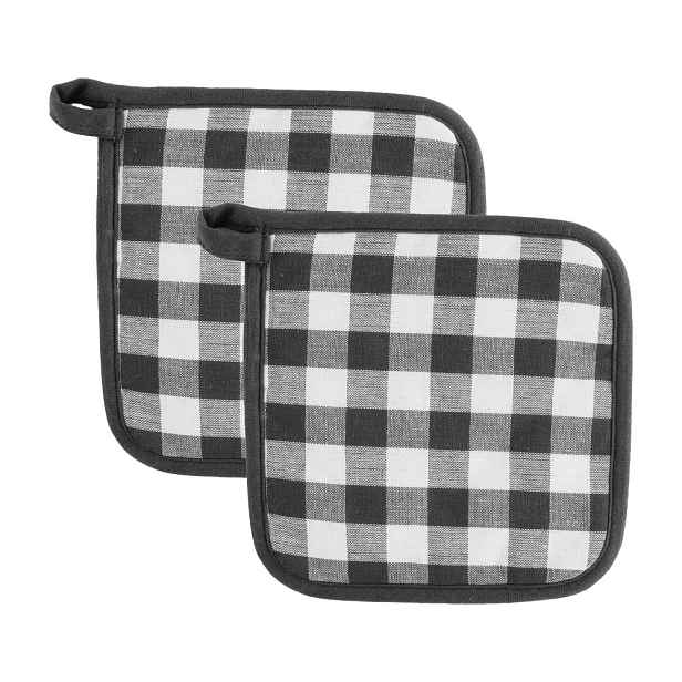 Bavlněné chňapky v sadě 2 ks Gingham – Tiseco Home Studio