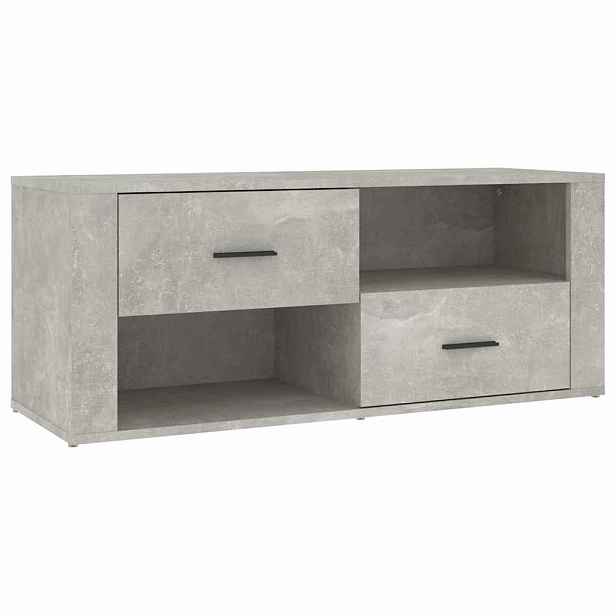 vidaXL TV skříňka betonově šedá 100x35x40 cm kompozitní dřevo