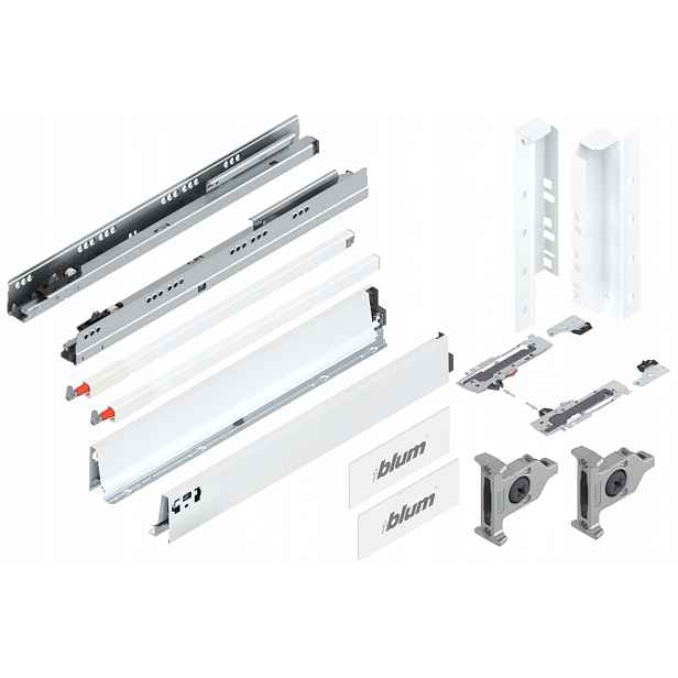 Blum Šuplík Tandembox 600 Střední Tip-On C Bílá