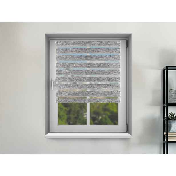 FEXI Roleta Den a noc, Blackout II., Černá bříza, E 084, 160x86 cm