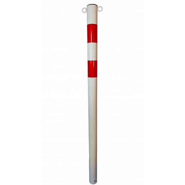 Kovový Parkovací Sloupek FI60 150 CM S Očky Na Řetěz