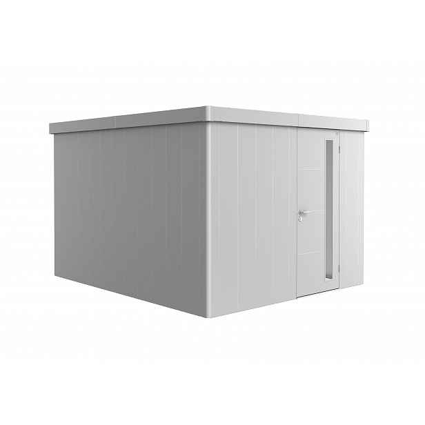 Zahradní domek NEO 4C, stříbrná, jednokřídlé dveře BH81092