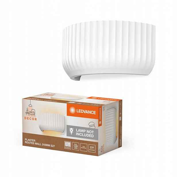 Dekorativní nástěnná lampa Svítidlo na omítku E27 Bílý Decor Ledvance