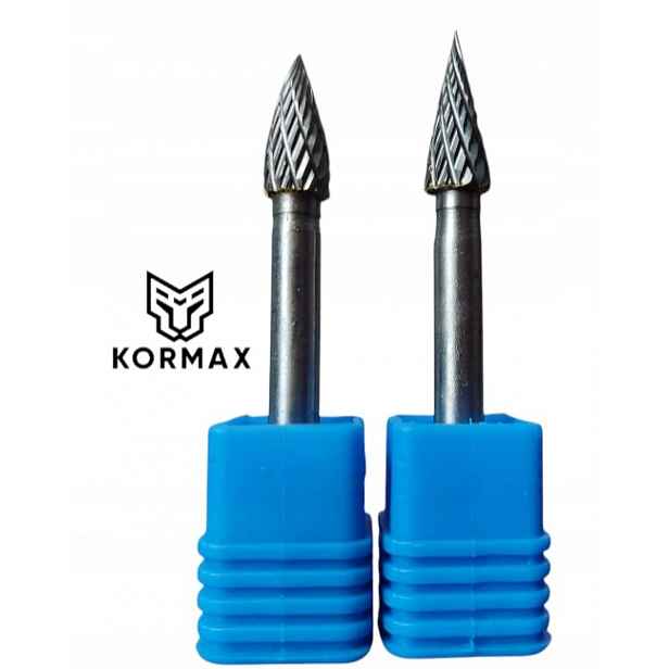 Fréza pilník vysokorychlostní rotační 8 mm na kov s karbidem Set 2ks