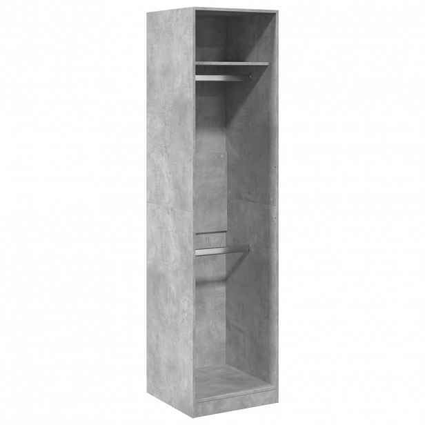 vidaXL Šatní skříň betonově šedá 50 x 50 x 200 cm dřevotříska