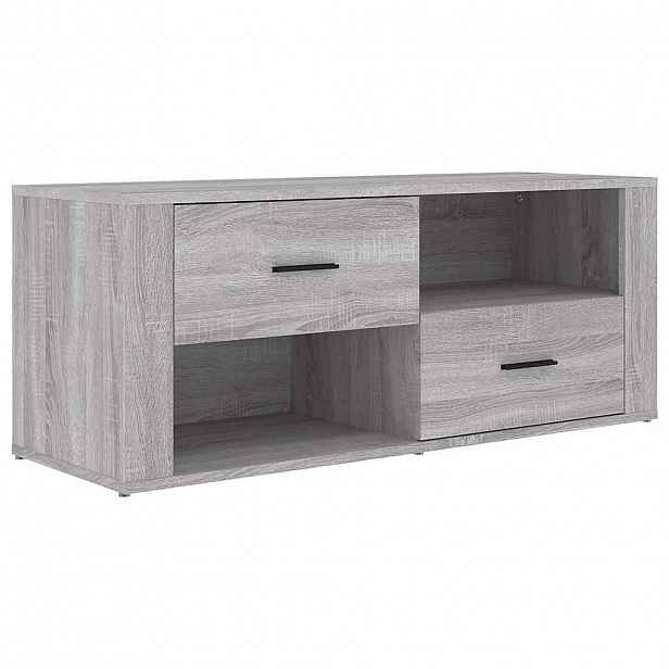 vidaXL TV skříňka šedá sonoma 100 x 35 x 40 cm kompozitní dřevo