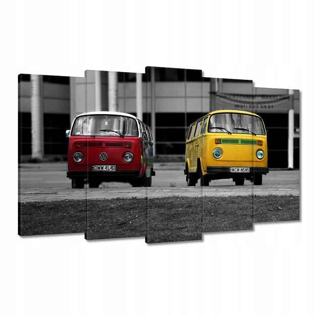Obrazy 100x60 Červená a žlutá Vw