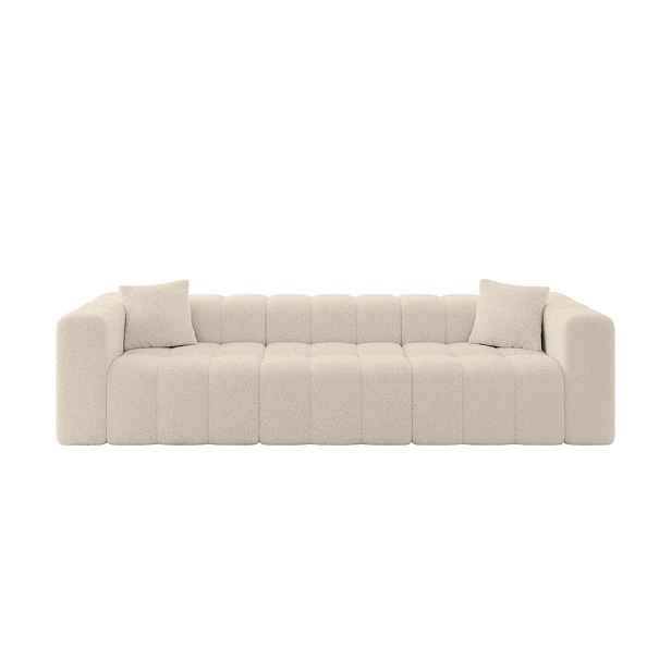 ALTDECOR POHOVKA 3-MÍSTNÁ DONY-3 315x90x71 cm Tmavě béžová Buklé