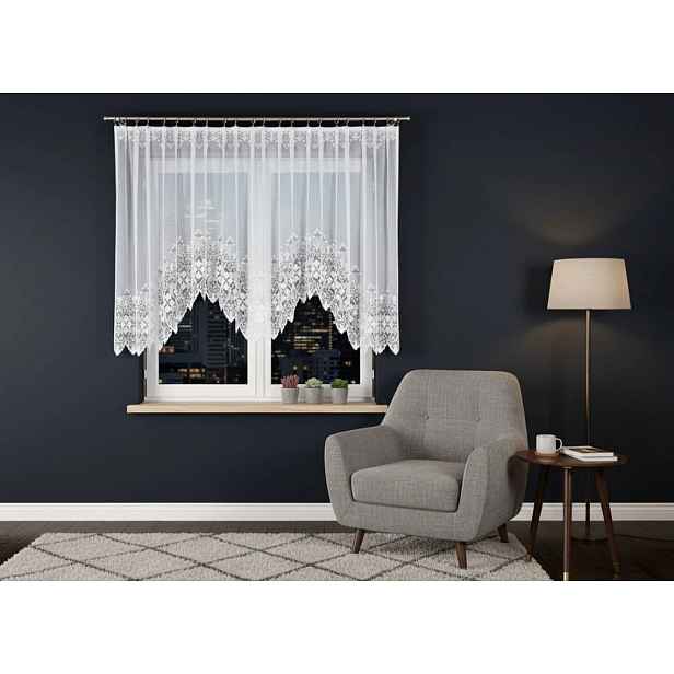 Dekorační oblouková krátká záclona na žabky NADIA 300x130 cm MyBestHome