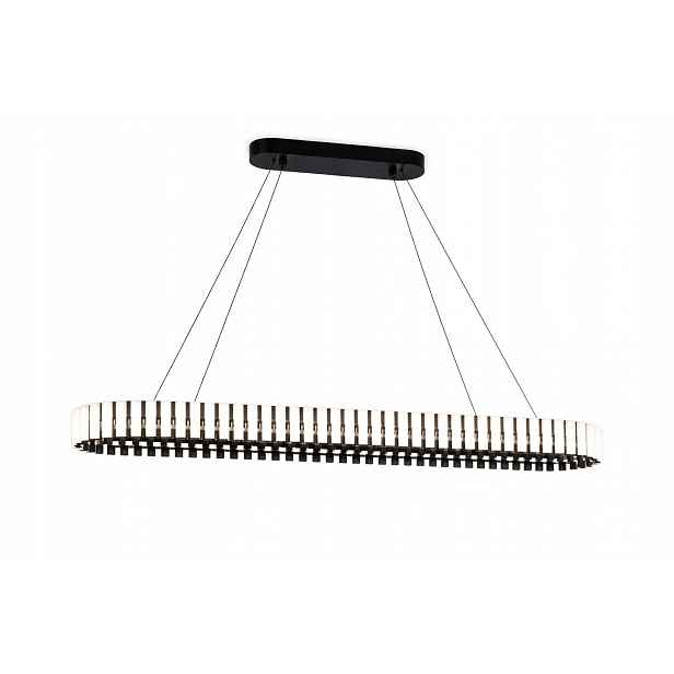 Klavia 90 Long – Moderní Led lampa do jídelny, černá, 90 cm