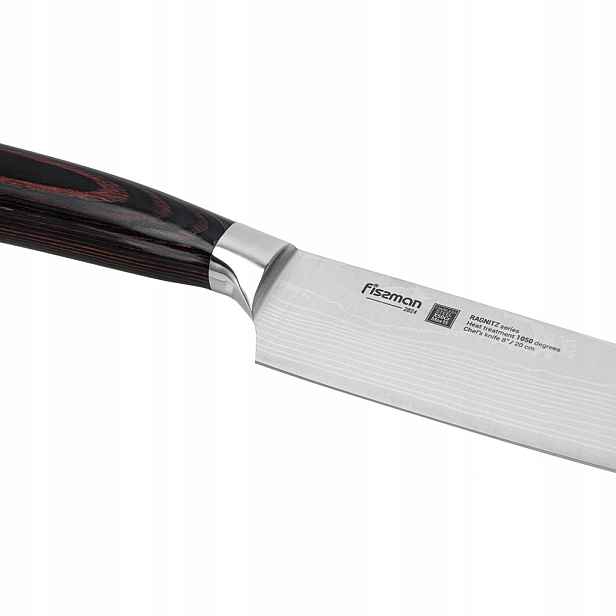 Nůž šéfkuchaře Fissman Ragnitz 20 cm X50CrMoV15 dřevo Pakka