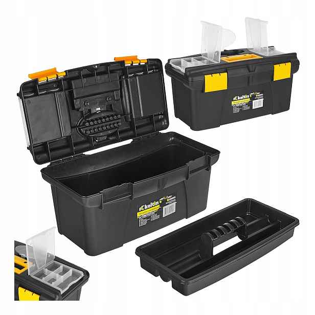 Plastový box na nářadí s organizéry 16" (6)