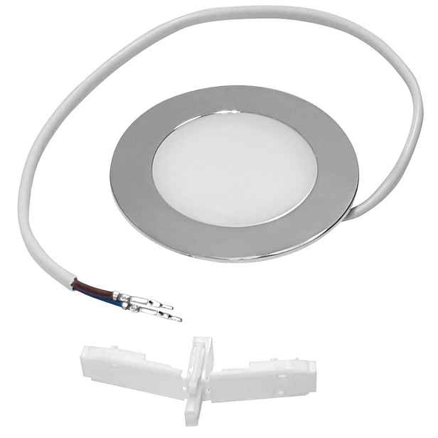 Sapho Zápustné LED světlo 2W, 4000K, 230V pro galerky KORIN, KAWA, ZOJA/KERAMIA FRESH (boční kabel 30cm)