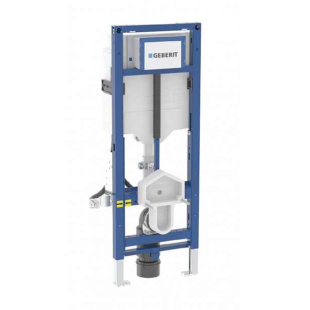 Geberit Duofix - Montážní prvek pro závěsné WC, 112 cm, se splachovací nádržkou Sigma 12 cm, bezbariérový 111.396.00.6