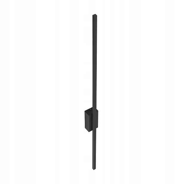 Nástěnné svítidlo Flash černé 1xLED 108 cm Do Pokoje Ložnice Domu Moderní Kov