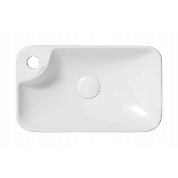 Obdélníková umyvadlová deska Uptrend Midea 26 cm bílá TR4121