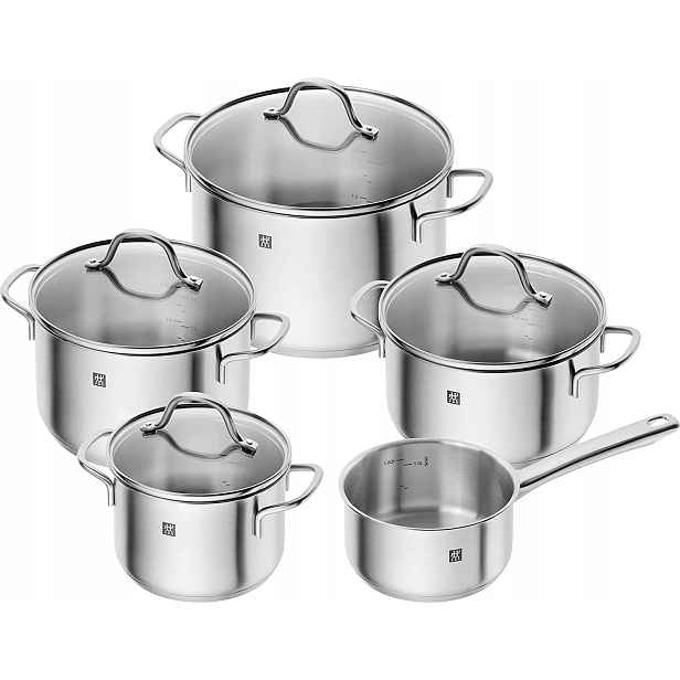 Sada hrnců Zwilling Flow 5 prvků nerezová ocel 18/10