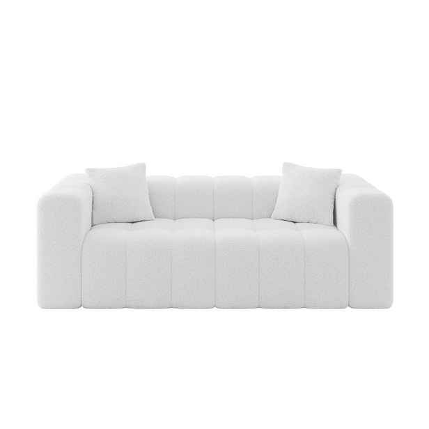 ALTDECOR POHOVKA 2-MÍSTNÁ DONY-2 232x90x71 cm Bílá Buklé