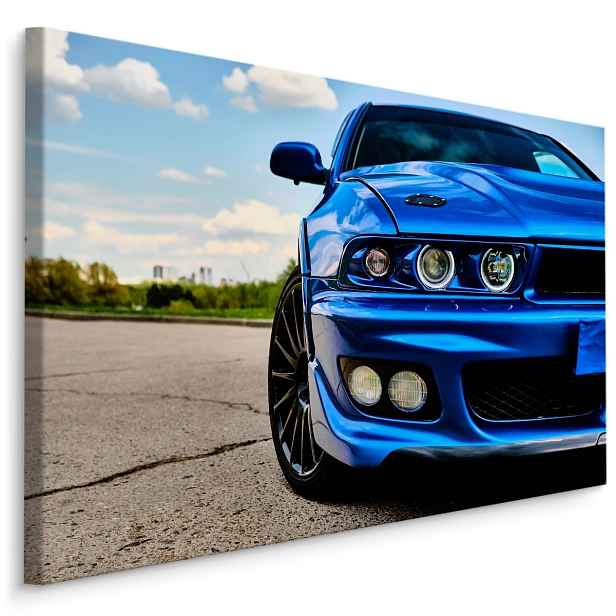 MyBestHome BOX Plátno Sportovní Modré Auto A Příroda Varianta: 120x80
