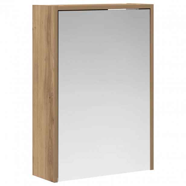 vidaXL Koupelnová zrcadlová skříň Dub artisan 43 x 16 x 62,5 cm