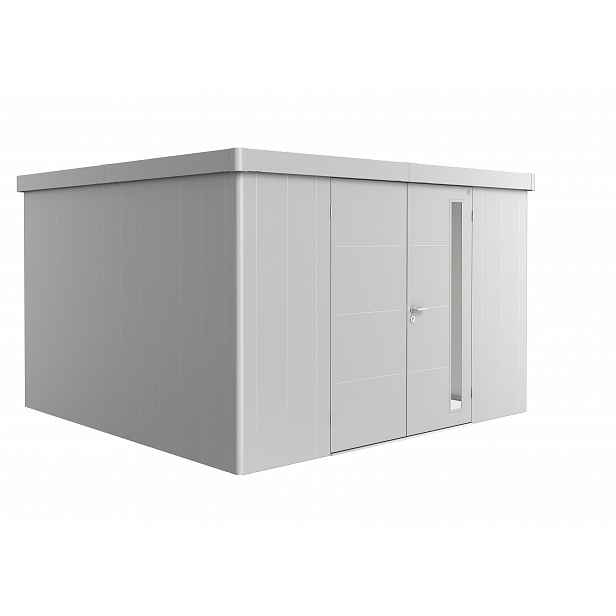 Zahradní domek NEO 4D, stříbrná, dvoukřídlé dveře BH82054